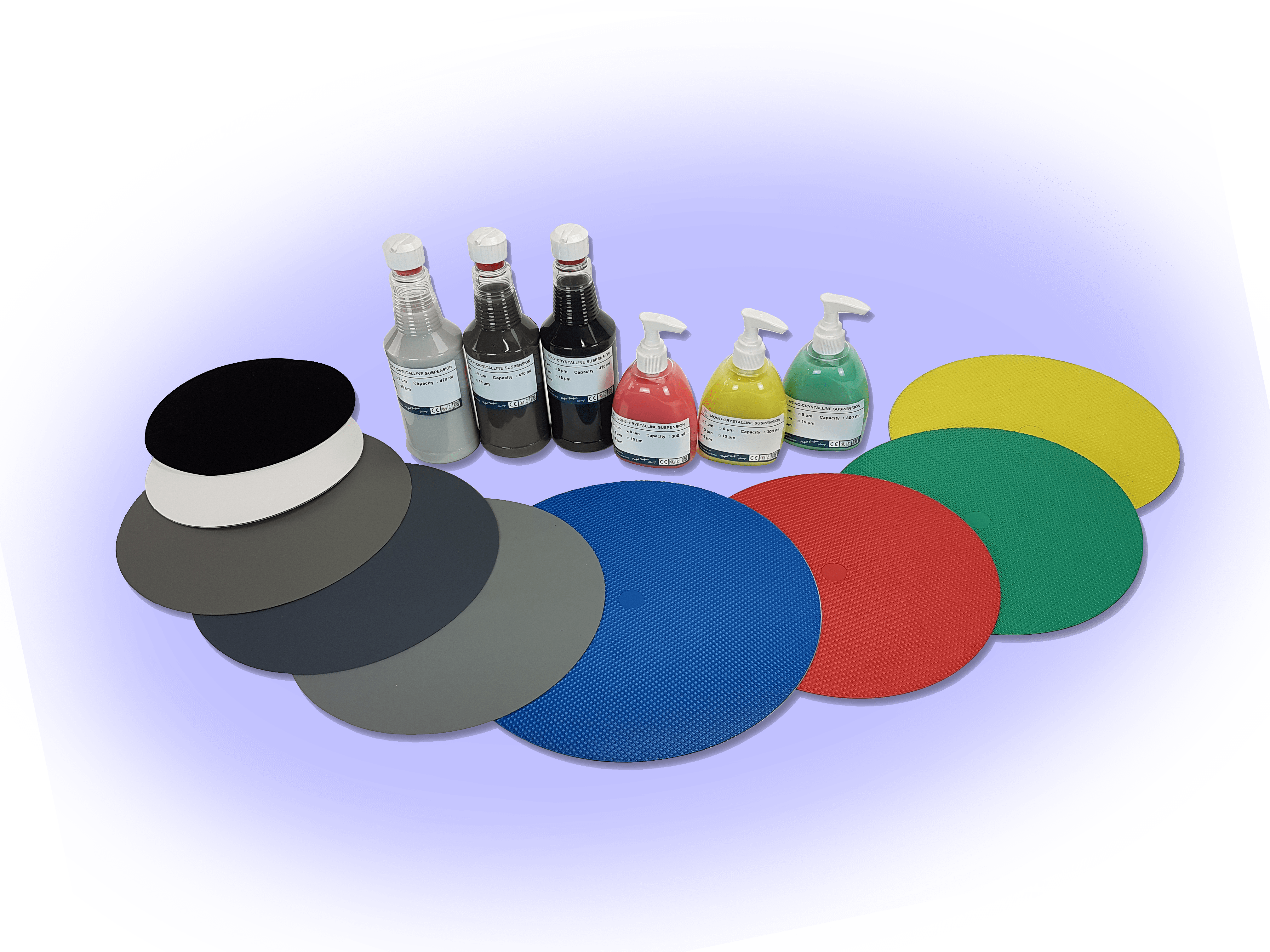 Metallography Consumables for Dual Belt Grinder