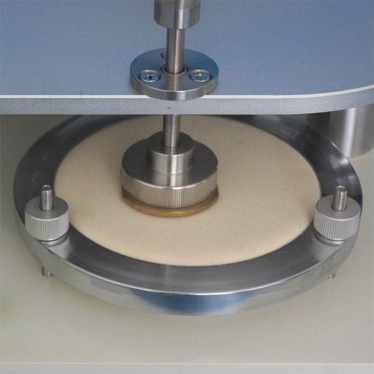 Friction zone for specimens to be tested on Martindale Abrasion tester 