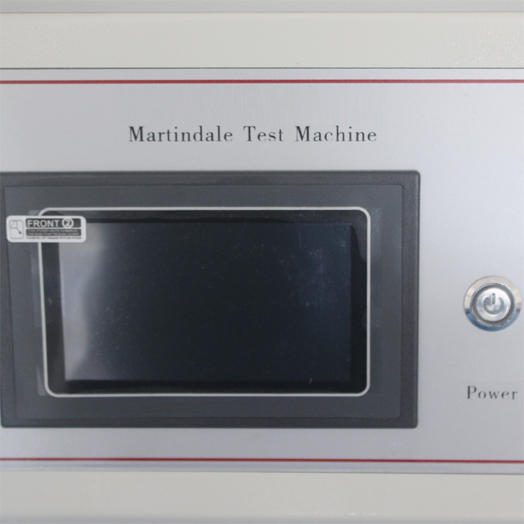 Easy to use control panel for Martindale abrasion testing system