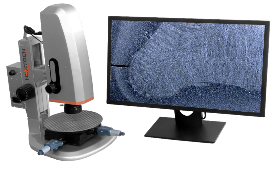 Stereo Scope and Image Analysis for Weld Test Preparation