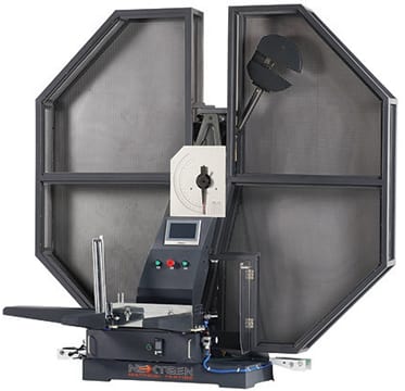 Fully shielded izod impact testing system. Class D impact testing system