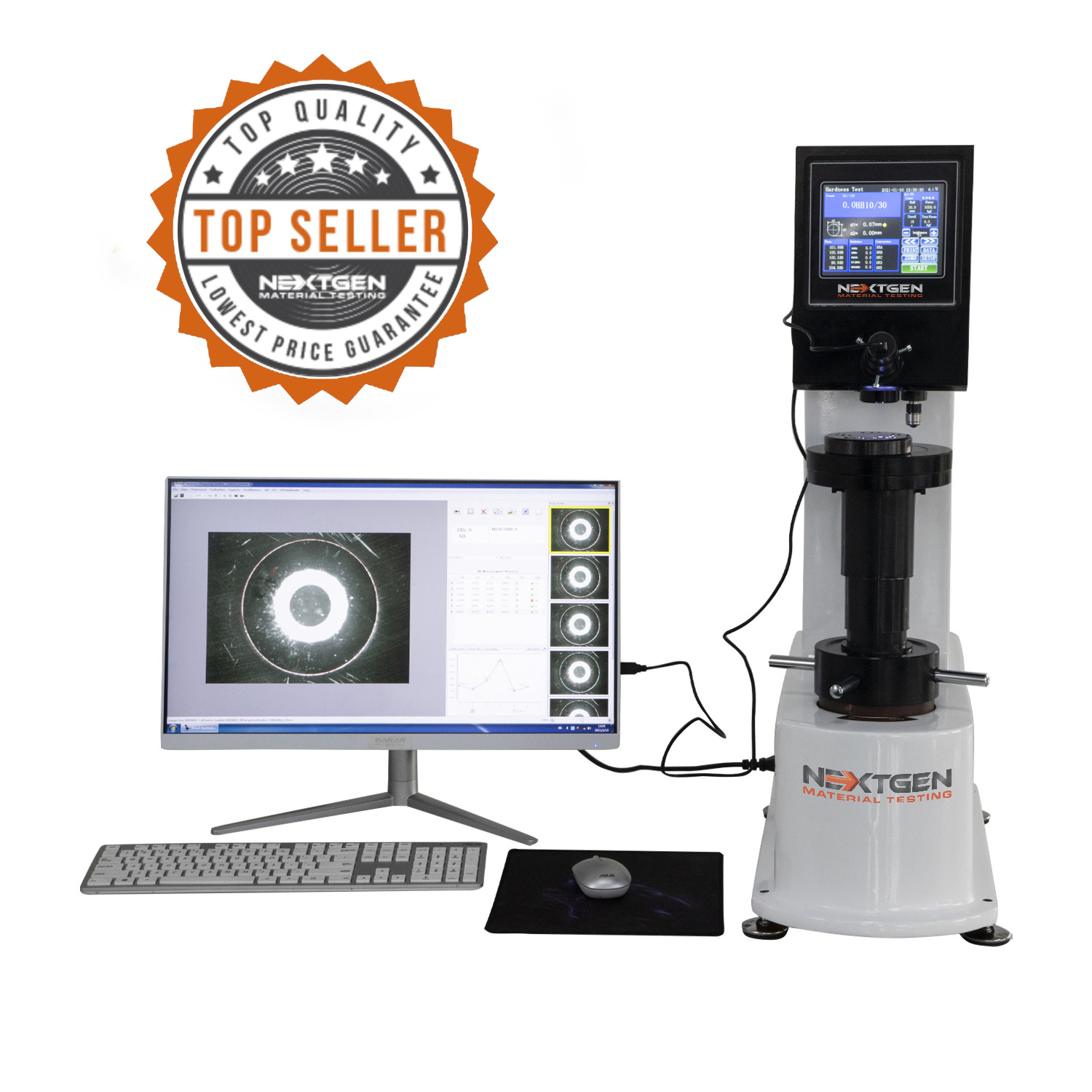 BrinGen - 3000 Series - Digital Brinell and Automatic Brinell Hardness Tester - Closed Loop System