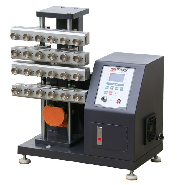 Certified DeMattia Abrasion Testing System with 12 Stations