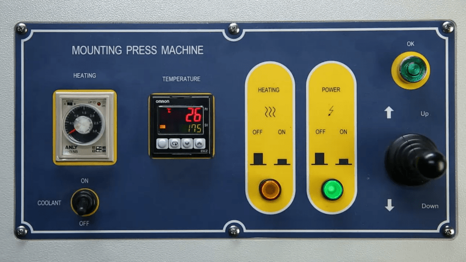 GenPress MSA Series - Semi Automatic Mounting Press for Metallographic Sample Preparation