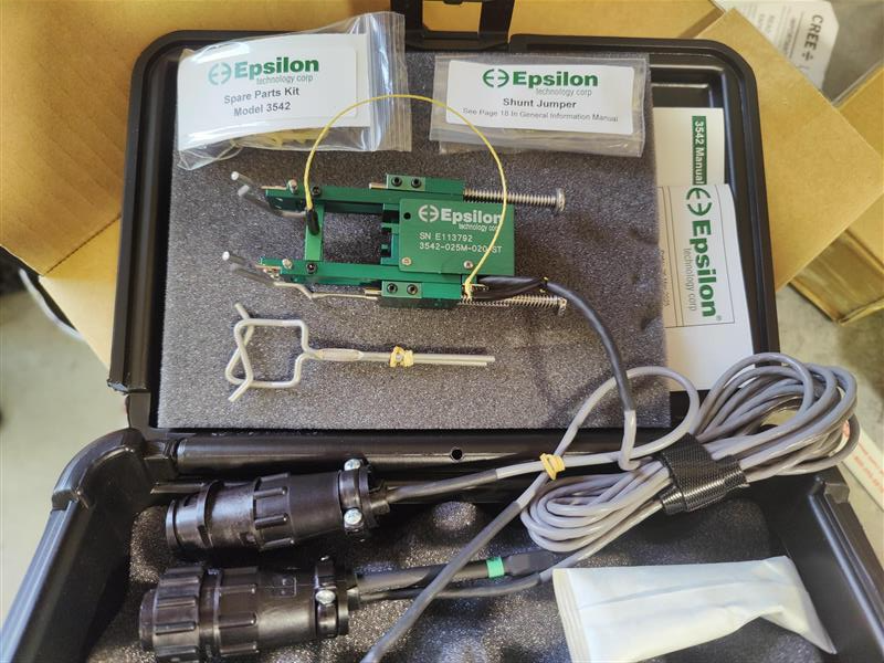 Epsilon Extensomter to Measure Elongation Shipment Ready