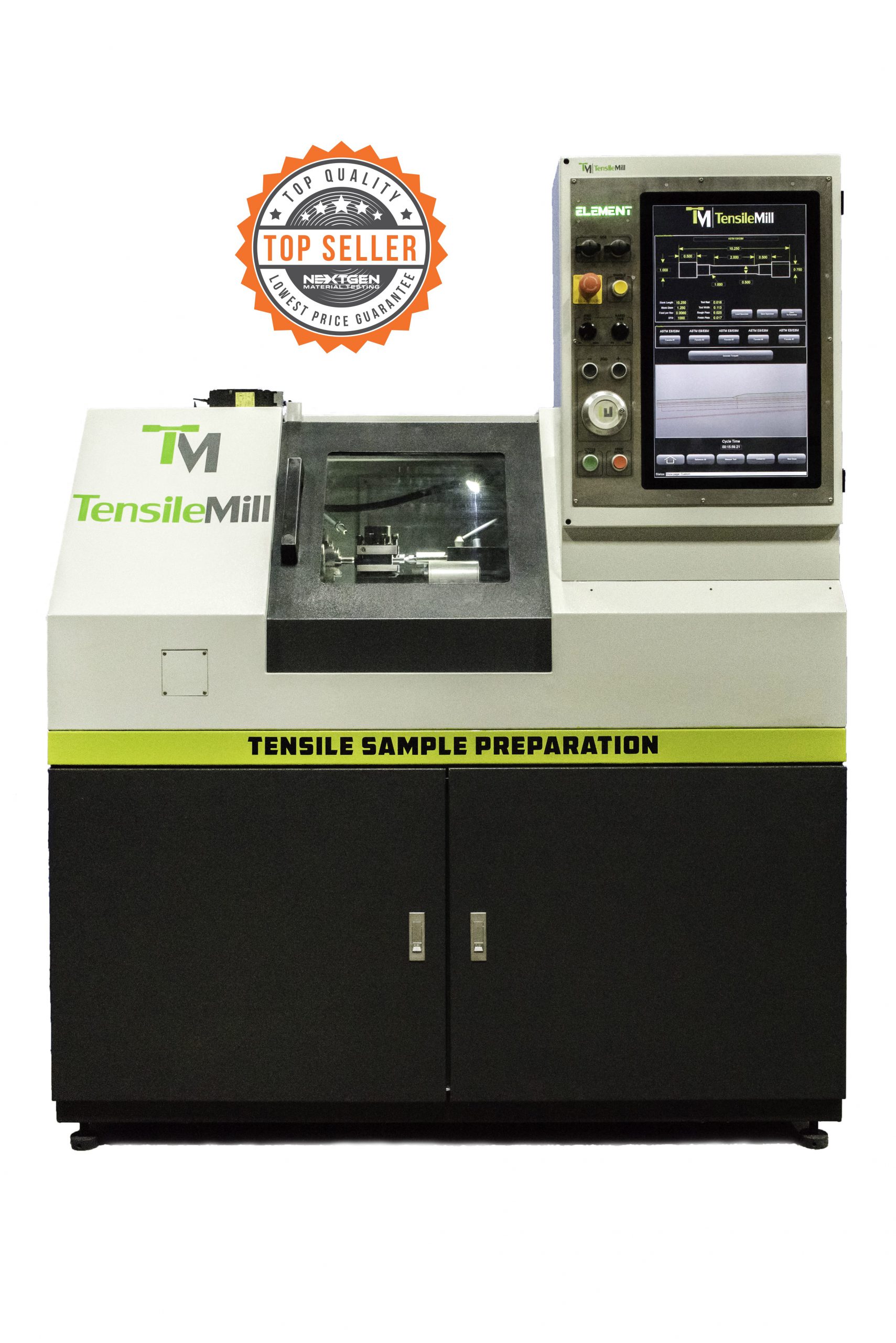 TensileTurn CNC - Round Tensile Sample Preparation