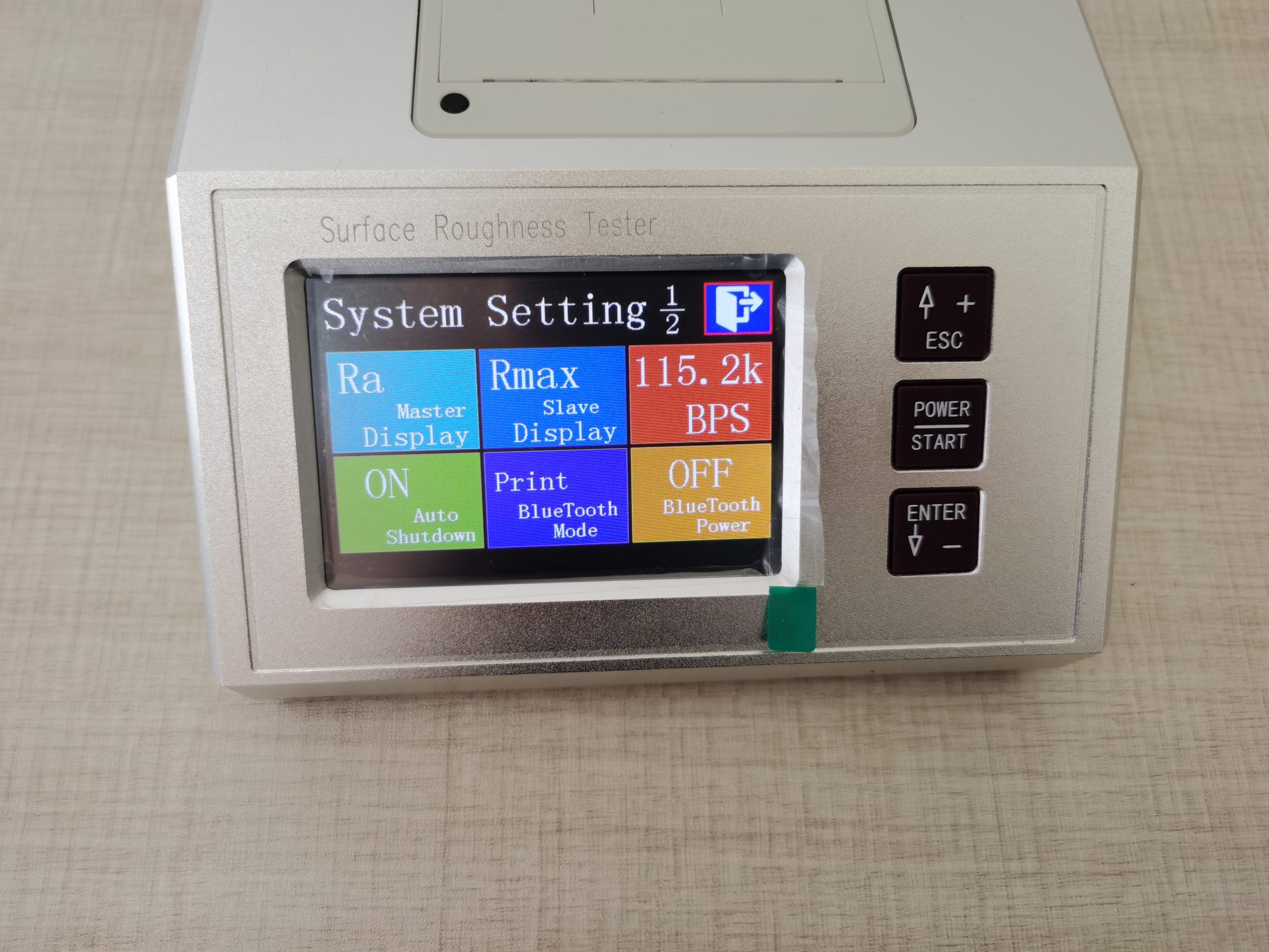 Surface Roughness Tester Digital Display System Settings