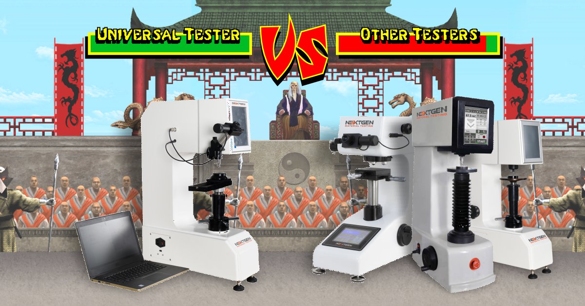Universal Hardness Tester Brinell, Vickers, and Rockwell