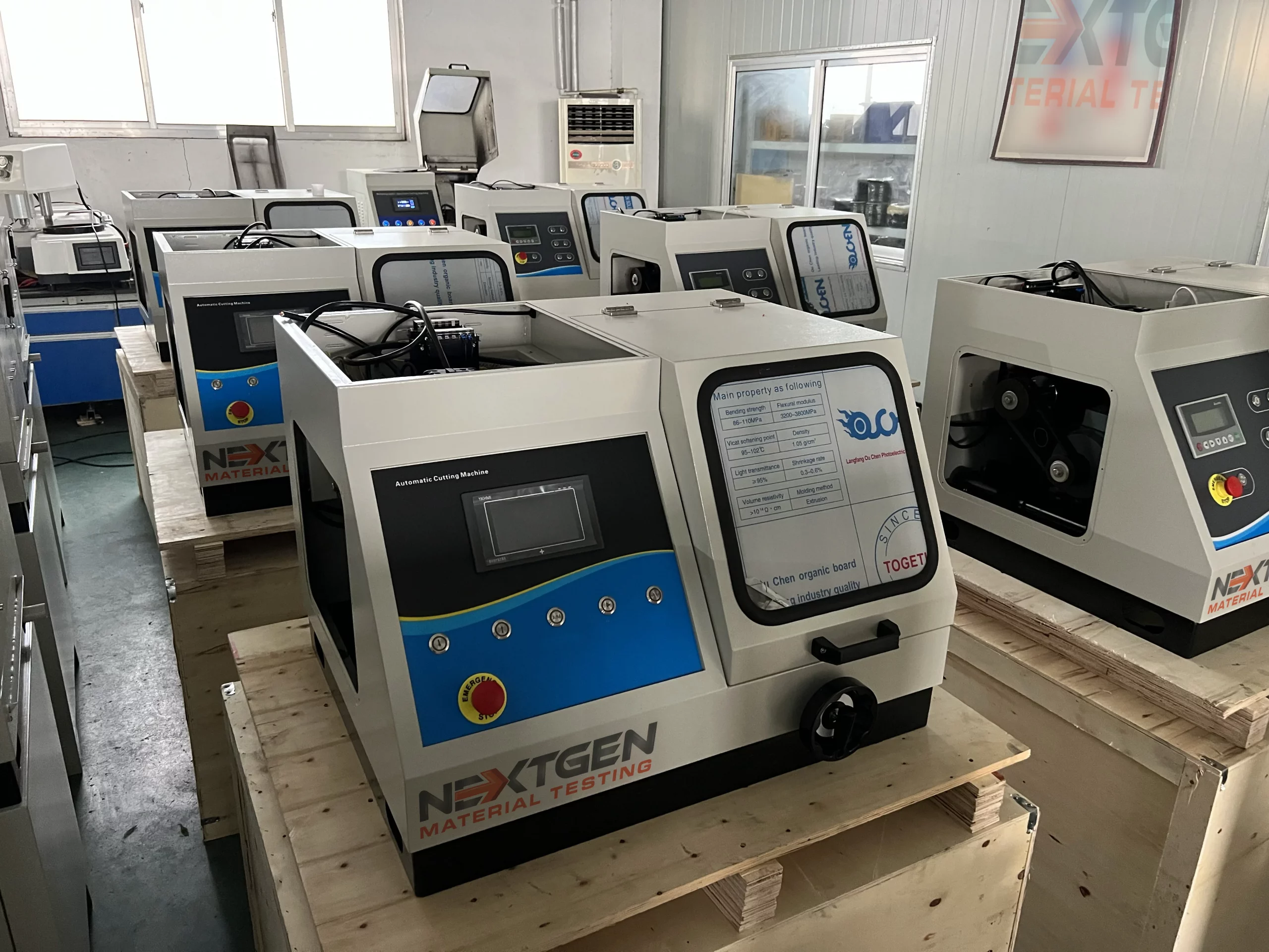 GenCut GL350 – Precision Metallographic Sample Cutting Machine with Simple User-Friendly Operation and Large Cutting Capacity Φ100mm