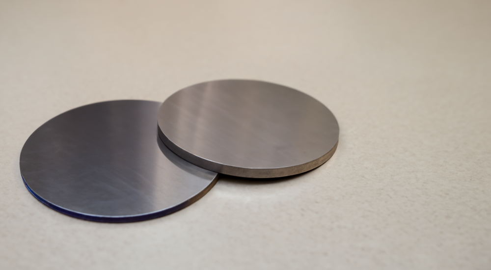 polished metal specimens