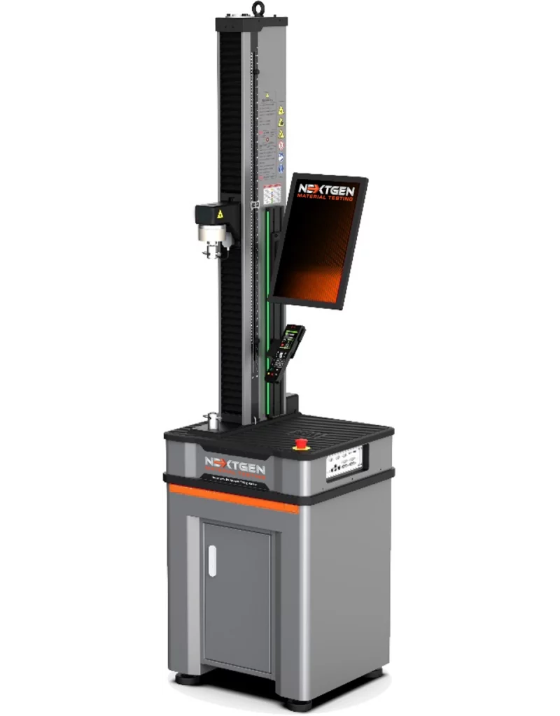NG-EML Series A single column universal testing machine for flexural and tensile tests on plastics