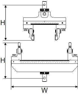 Next Gen 3/4-point bending fixture - NGC204A - size