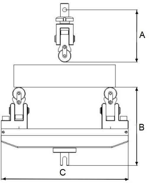 Next Gen Bending fixture - 3-point bending - NGD204F - size