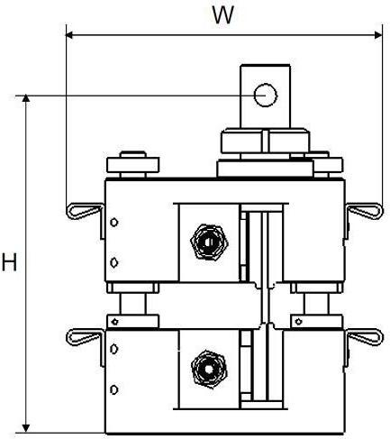 Next Gen Hydraulic compression fixture - NGB105A - size
