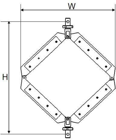 Next Gen Picture frame shear fixture - NGA502A - size