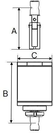 Next Gen Tensile fixture - Nail screw withdrawal - NGB502A - size