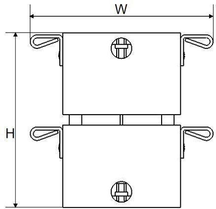 Next Gen Wedge compression fixture - NGB204A - size 