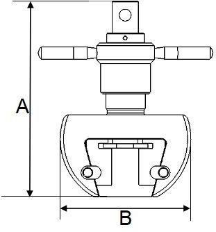 Next Gen Wedge tensile grip - Self-tightening wedge action - NGA105A - size