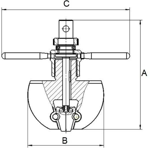 Next Gen Wedge tensile grip - Wedge action - NGA105A - size
