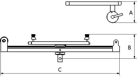 NextGen 90&deg;peeling fixture - NGA502A - size