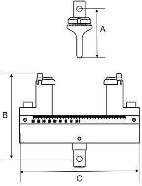 NextGen Bending fixture - 3-point bending - NGA104G - size