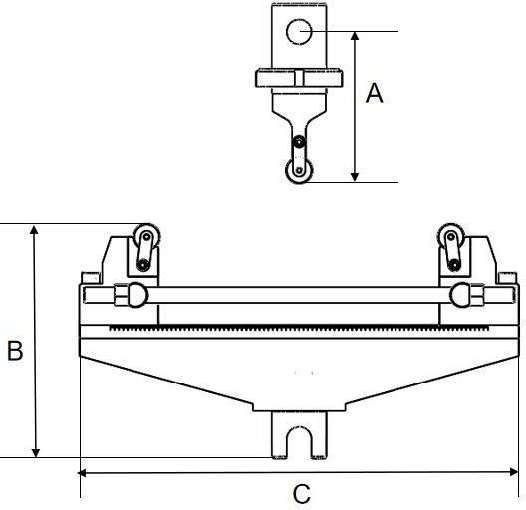 NextGen Bending fixture - 3-point bending - NGA305A - size