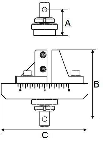 NextGen Compression shear fixture - NGB104B - size