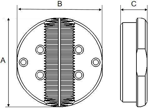 NextGen Hydraulic tensile grip - Dual side action - NG206DPS.01 - Size 4