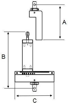 NextGen Longitudinal shear fixture - NGB204A - size