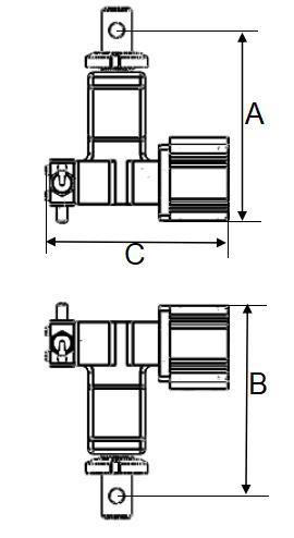 NextGen Pneumatic tensile grip - Side action - NGA502A - size