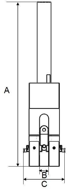 NextGen Tensile shear fixture - NGA106A - size