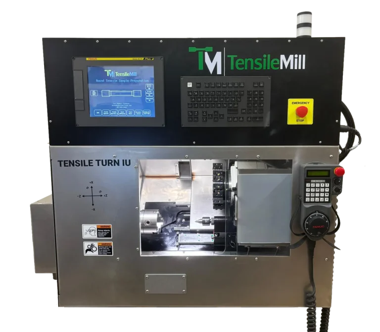 TensileTurn CNC Industrial Upgrade &ndash; Round Tensile Specimen Preparation Machine