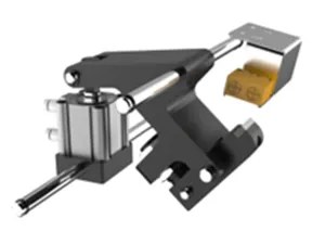 Automatic pneumatic pendulum lock