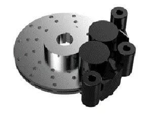 Pneumatic brake assembly of the Charpy impact tester